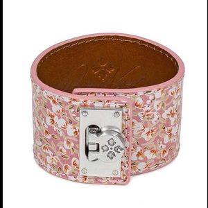 Patricia Nash Irena Floral Print Leather Bracelet
